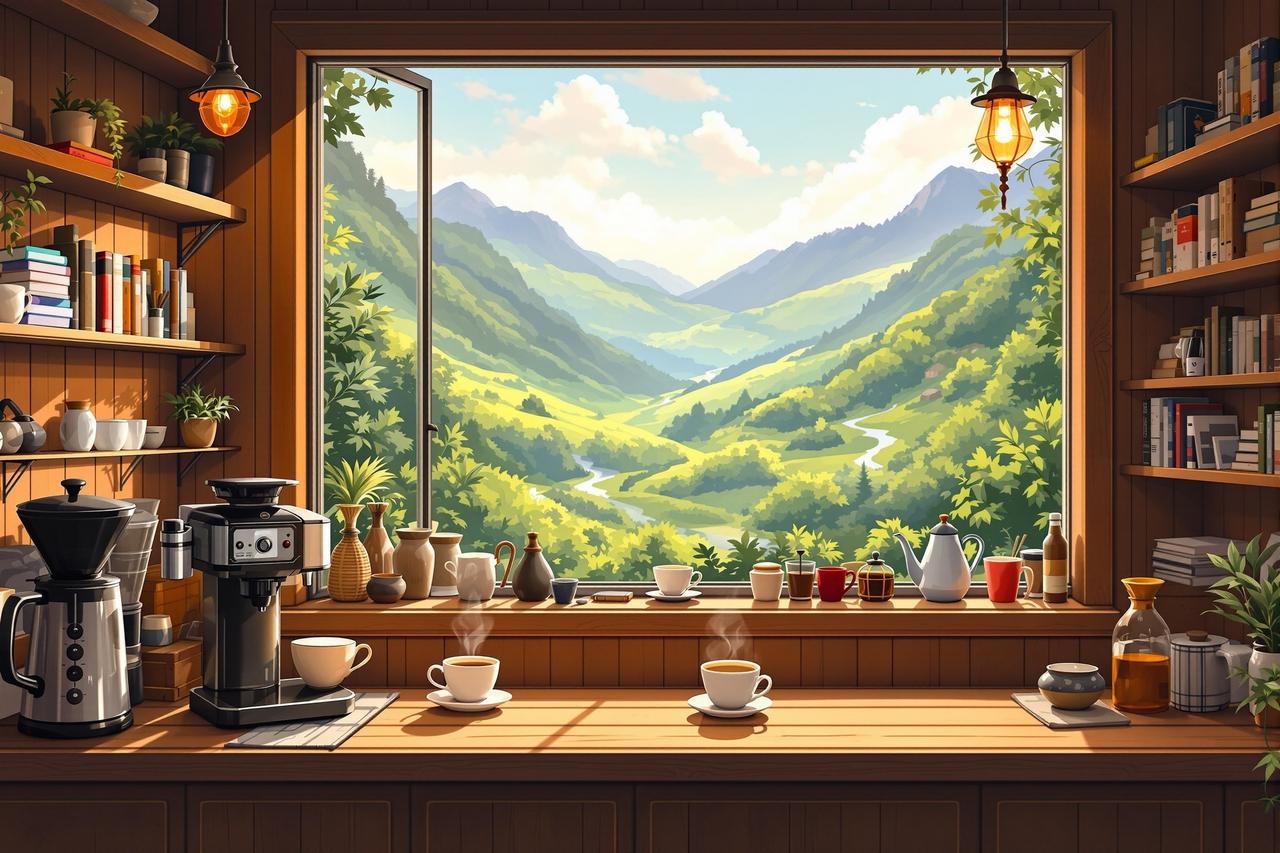 漫剧屋作品 - 山谷咖啡屋